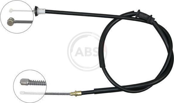 Трос ручника (тросик ручного тормоза) ABS для Fiat Idea 2003-2016. Артикул K13096