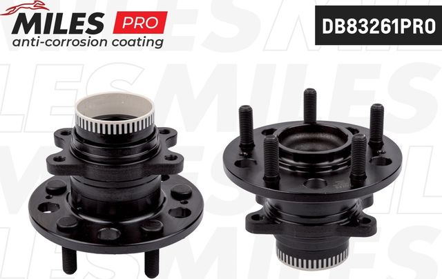 Ступица с подшипником HYUNDAI IX35/I40/KIA SPORTAGE III/CARENS II-III 05- зад.(с покрытием) (Miles). Артикул DB83261PRO