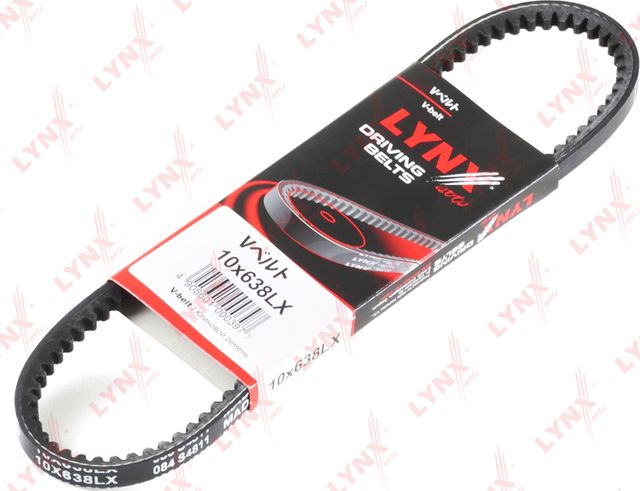 Приводной ремень клиновой LYNXauto для Audi 90 II (B3) 1987-1991. Артикул 10X638LX