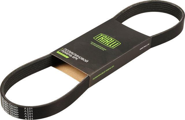 Приводной ремень поликлиновой Trialli (EPDM (Этилен-пропиленовый каучук)) для Ford Transit VI 2000-2006. Артикул 6PK831E