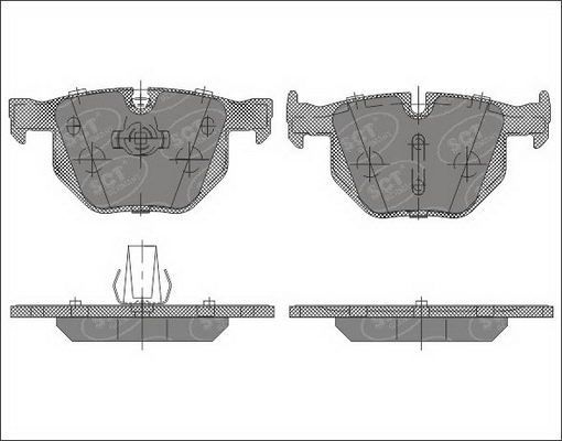 Тормозные колодки SCT-Germany SP 637 PR. Артикул SP 637 PR