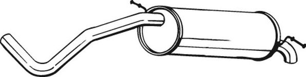 Глушитель Bosal. Артикул 233-635