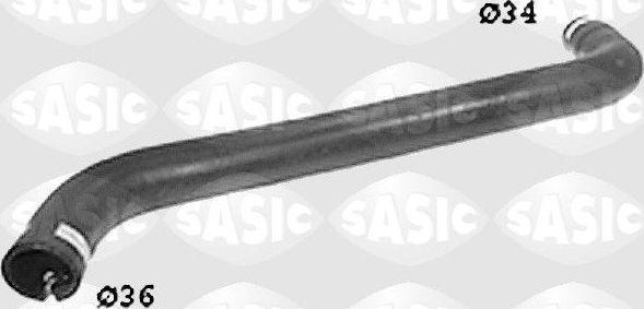 Патрубок радиатора (системы охлаждения) Sasic. Артикул SWH6608