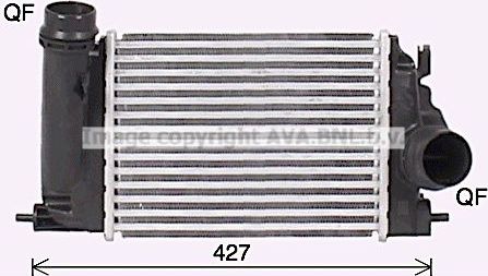 Интеркулер AVA. Артикул DN4458