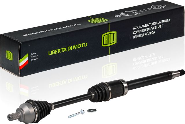 Полуось (привод в сборе, приводной вал) Trialli передняя правая для Ford C-MAX I 2004-2010. Артикул AR 1014