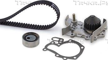 Помпа (водяной насос) с комплектом ремня ГРМ Gates PowerGrip® для Renault Kangoo I 1997-2008. Артикул KP25473XS