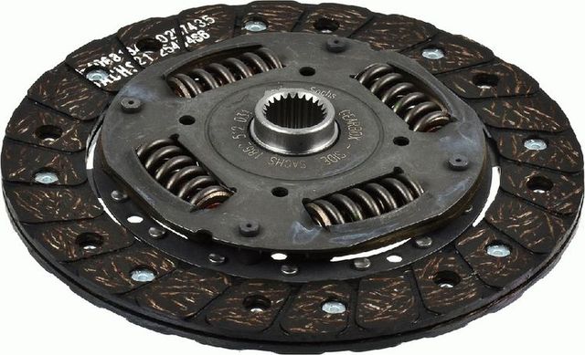 Диск сцепления SACHS для Volkswagen Vento 1991-1998. Артикул 1862 512 031