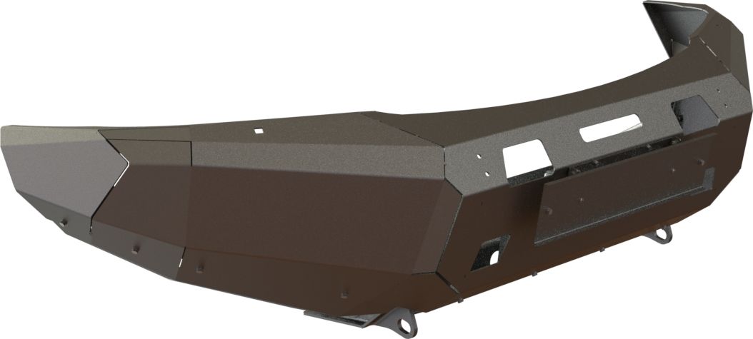 Бампер силовой STC передний для Nissan Patrol Y61 рестайлинг 2004-2010. Артикул STC-NPY61/04-BF