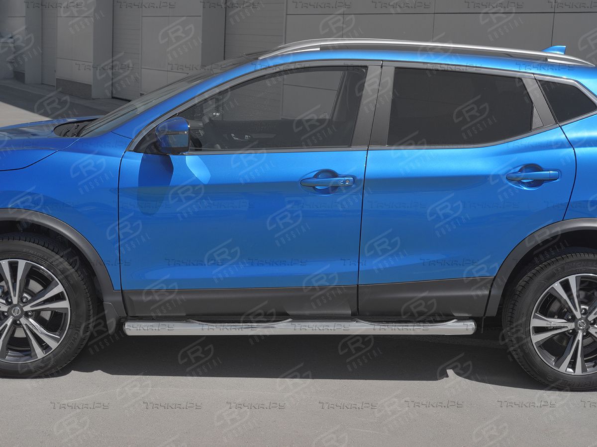 Защита порогов Nissan Qashqai (2014-2019)