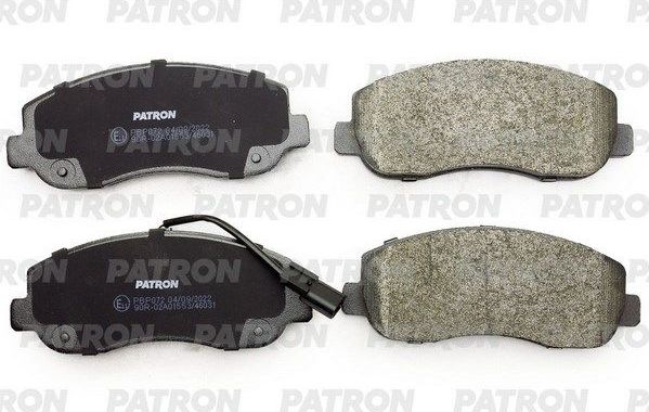 Тормозные колодки Patron. Артикул PBP072