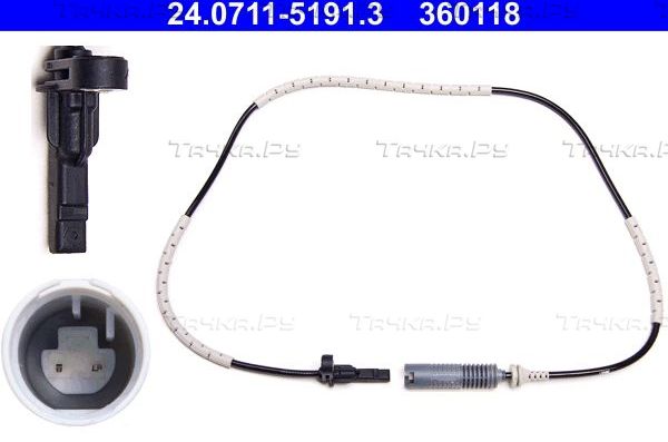 Датчик ABS ATE задний для BMW 1 I (E81/E82/E87/E88) 2005-2011. Артикул 24.0711-5191.3