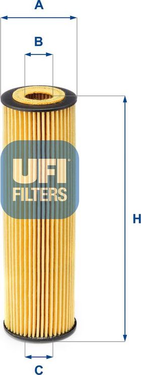 Масляный фильтр UFI. Артикул 25.155.00