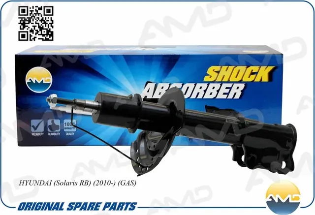 Амортизатор HYUNDAI SOLARIS 10- перед.лев.газ. (AMD). Артикул AMDSA146