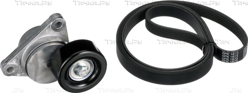 Приводной ремень поликлиновой с роликами (комплект) Gates Micro-V® Kit для Daewoo Kalos 2002-2004. Артикул K036PK1873