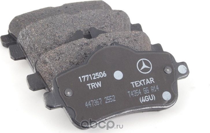 Тормозные колодки задние в комплекте gl х166 gle w166 gle c292 gls x166 ml w168 Mercedes-Benz. Артикул А0074208620