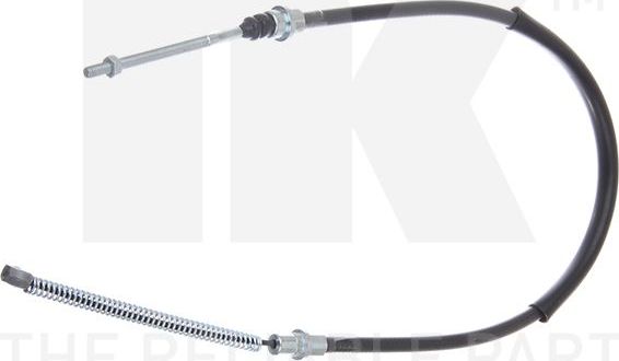 Трос ручника (тросик ручного тормоза) NK левый для Peugeot 406 I 1995-2004. Артикул 903767
