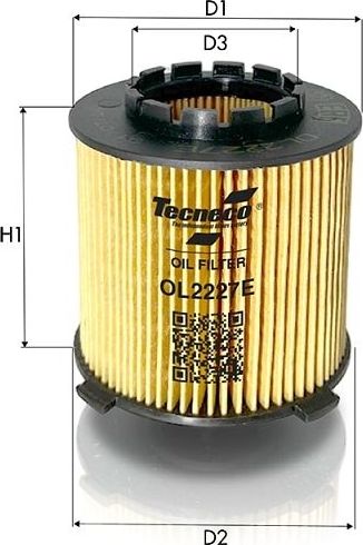 Масляный фильтр Tecneco Filters. Артикул OL2227E