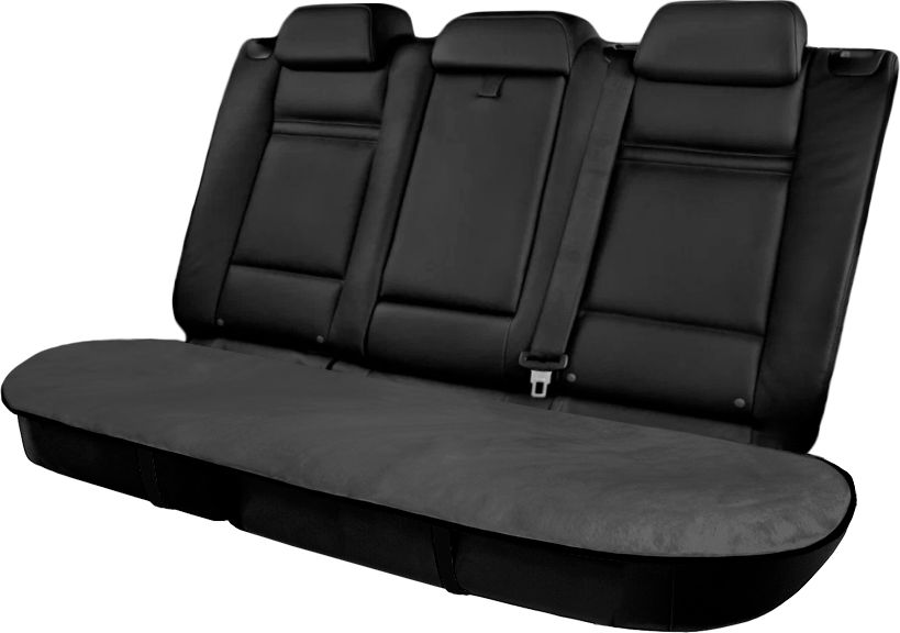 Накидка универсальная Rezkon меховая Мутон на заднее сидения, цвет Серый. Артикул 8104005210