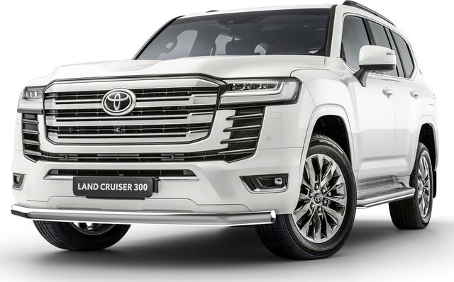 Защита Rival переднего бампера d76 для Toyota Land Cruiser 300 (70 Anniversary) 2021-2026. Артикул R.5727.002