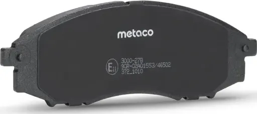 Колодки тормозные передние к-кт (Metaco). Артикул 3000278