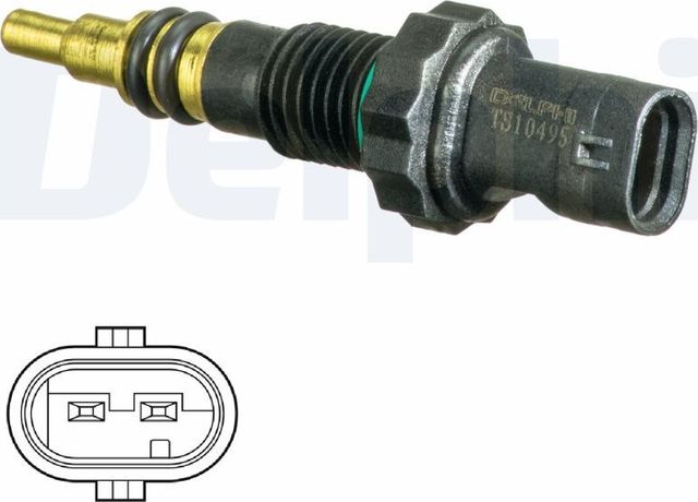 Датчик температуры охлаждающей жидкости Delphi для MINI Roadster R59 2011-2015. Артикул TS10495