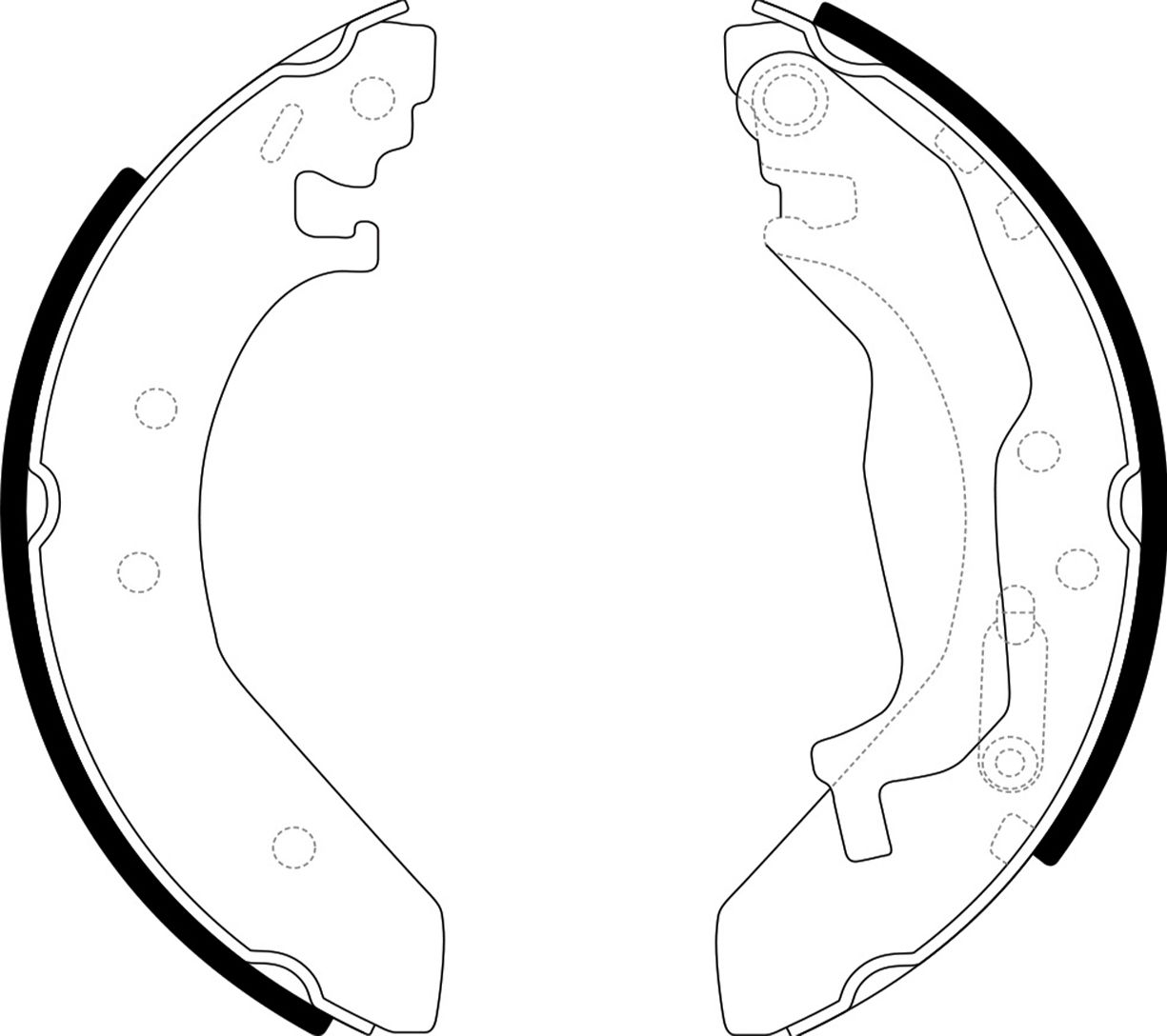Тормозные колодки NiBK. Артикул FN5530