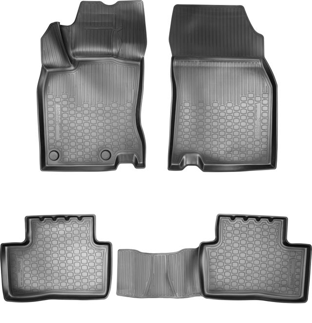Коврики 3D Норпласт для салона Renault Kadjar 2015-2026. Артикул NPA11-C69-160