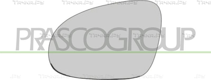 Зеркальное стекло бокового зеркала Prasco. Артикул VG0367503