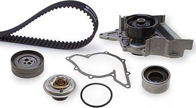 Помпа (водяной насос) с комплектом ремня ГРМ Gates PowerGrip®. Артикул KP1TH15344XS