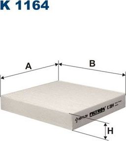 Салонный фильтр Filtron. Артикул K 1164