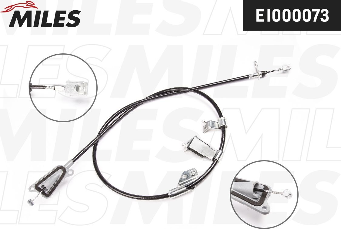 Трос ручника (тросик ручного тормоза) Miles. Артикул EI000073