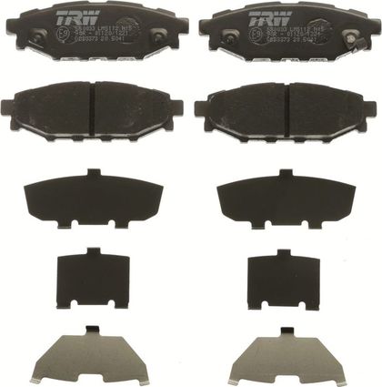 Тормозные колодки TRW COTEC задние для Subaru XV II 2017-2024. Артикул GDB3373