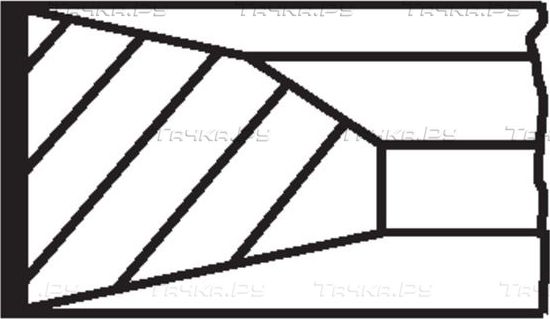 Поршневые кольца Mahle. Артикул 061 RS 00113 0N0