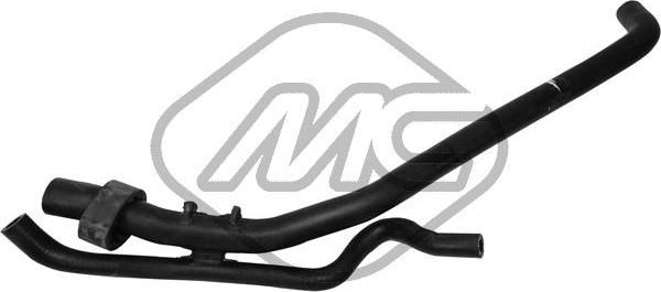 Патрубок радиатора (системы охлаждения) Metalcaucho. Артикул 98052