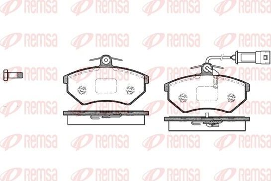 Тормозные колодки Remsa. Артикул 0134.42