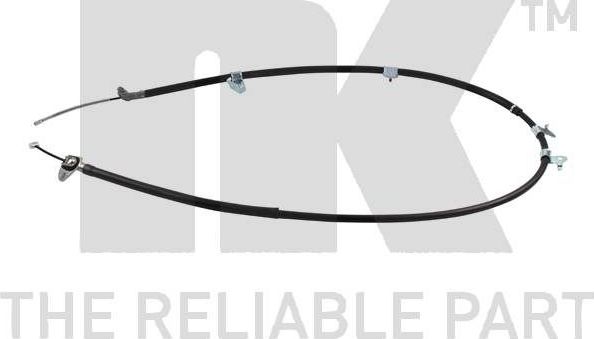 Трос ручника (тросик ручного тормоза) NK. Артикул 9045226