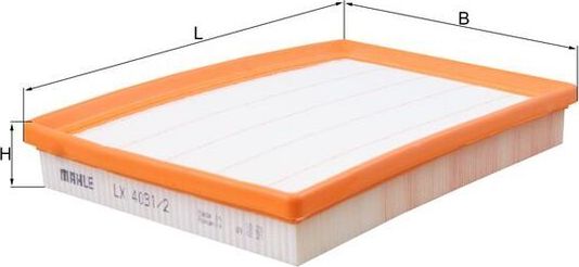 Воздушный фильтр Mahle. Артикул LX 4031/2