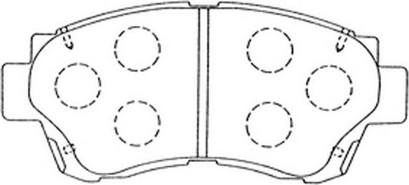 Тормозные колодки FIT. Артикул FP0476