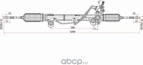 РЕЙКА РУЛЕВАЯ TOYOTA LAND CRUISER PRADO J150 09- (SAT). Артикул ST4420060230