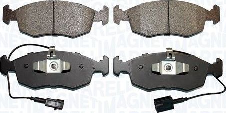 Тормозные колодки Magneti Marelli передние для Fiat 500 II 2009-2026. Артикул 363916060427
