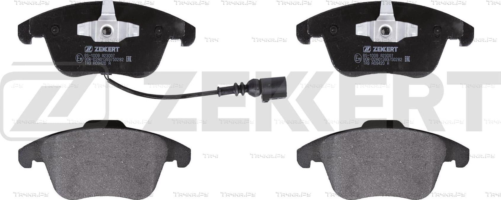 Тормозные колодки Zekkert передние для SEAT Alhambra II 2010-2026. Артикул BS-1009