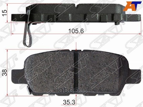 Колодки тормозные RR NISSAN J10 06-13 X-TRAIL T (SAT). Артикул STAY060NS045