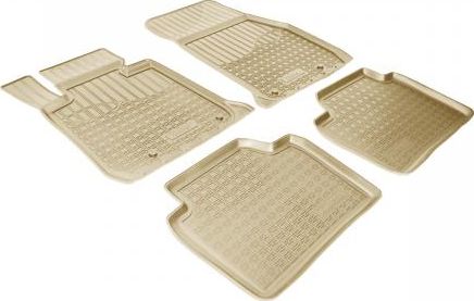 Коврики Норпласт для салона BMW 3 F30, F31 2012-2019. БЕЖЕВЫЕ. Артикул NPA10-C07-100Beige