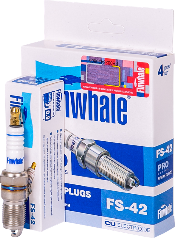 Свеча зажигания Finwhale для Mazda MPV II (LW) 1999-2006. Артикул FS42