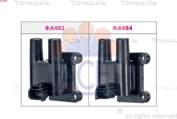 Катушка зажигания Facet Made in Italy - OE Equivalent для Kia Spectra II 2004-2009. Артикул 9.6486