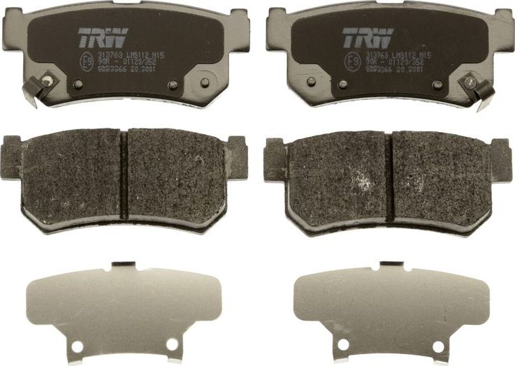 Тормозные колодки TRW COTEC. Артикул GDB3366