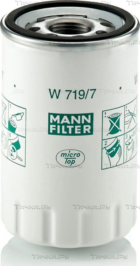 Масляный фильтр Mann-Filter для Jaguar XJ II (X308) 1997-2003. Артикул W 719/7
