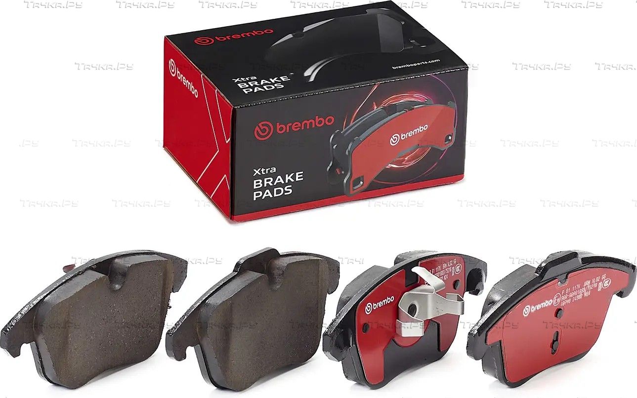 Тормозные колодки Brembo XTRA LINE для Citroen C4 II 2009-2026. Артикул P 61 117X