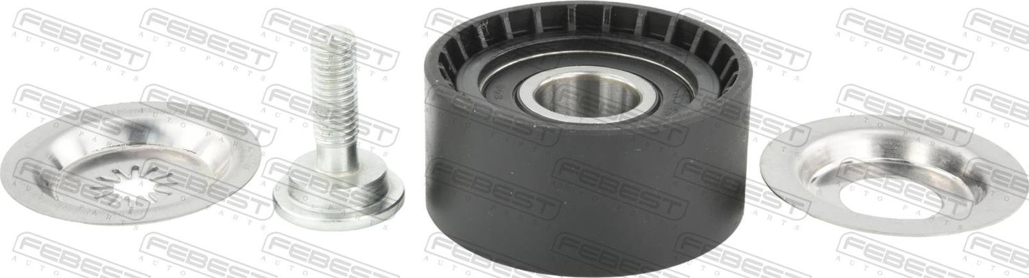 Направляющий (ведущий) ролик приводного поликлинового ремня Febest. Артикул 1688-OM651U