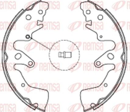 Тормозные колодки Remsa задние для Suzuki Grand Vitara III 2005-2015. Артикул 4228.00